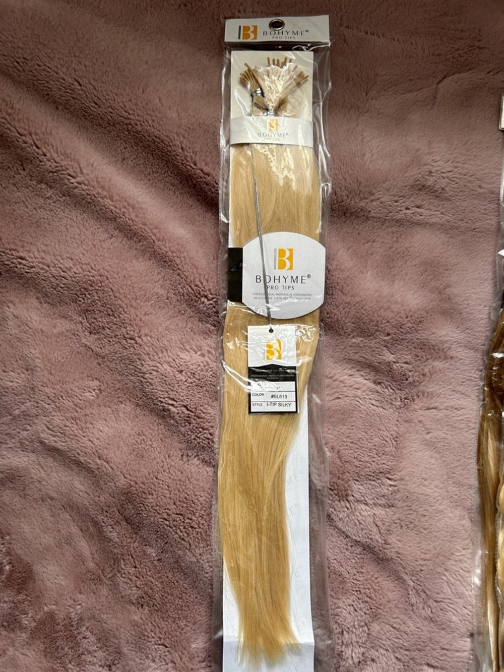 bohme Blonde (Honey) Pro Tips Hair Extensions - Smooth Silky Finish BL613